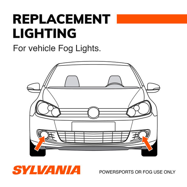 SYLVANIA 9006 LED Fog & Powersports Bulb, 2 Pack, , hi-res