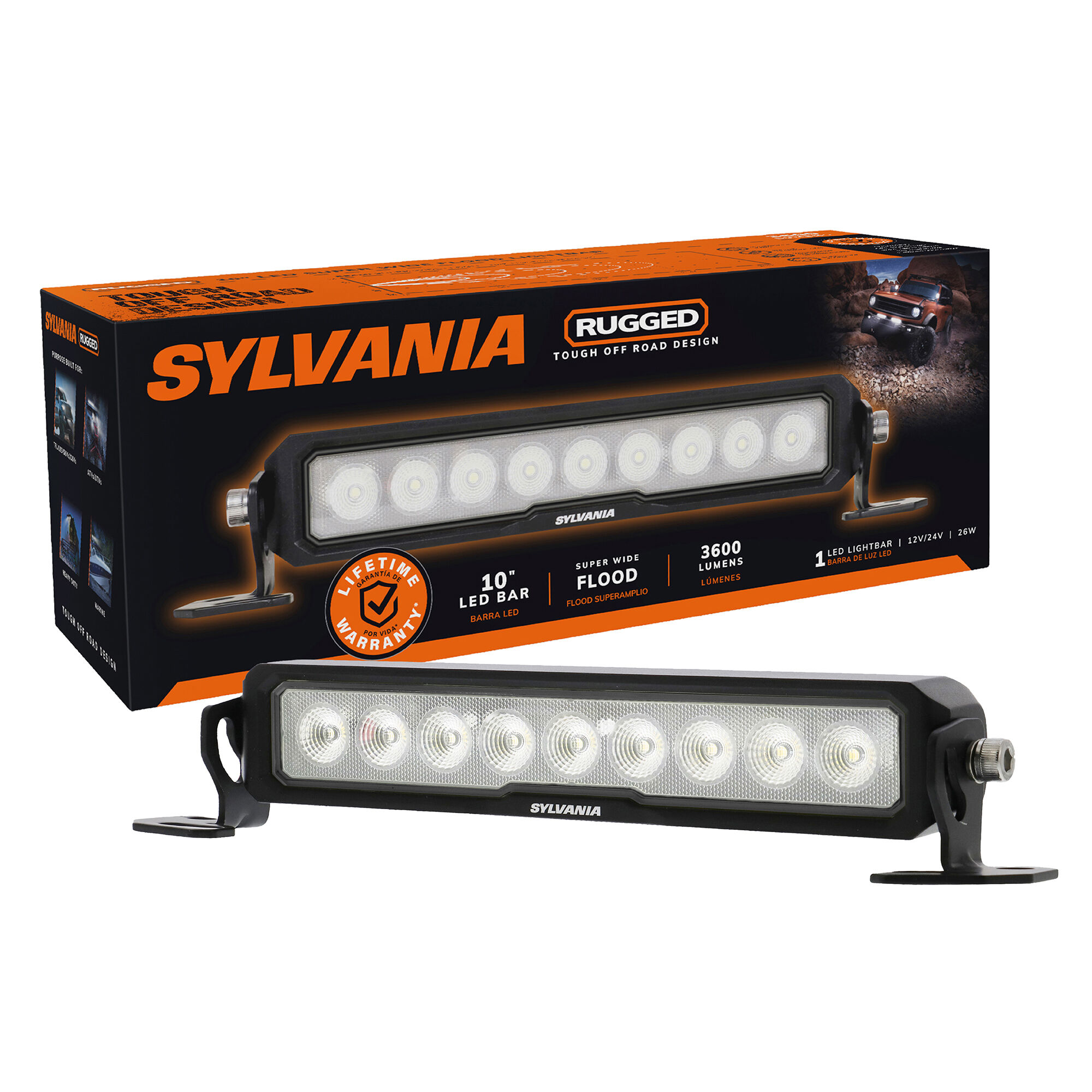 12v led flood light bar hot sale