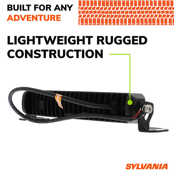 SYLVANIA Rugged 10 Inch LED Light Bar - Flood, , hi-res