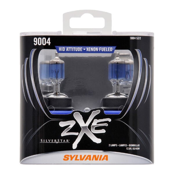 SYLVANIA 9004 SilverStar zXe Halogen Headlight Bulb, 2 Pack, , hi-res