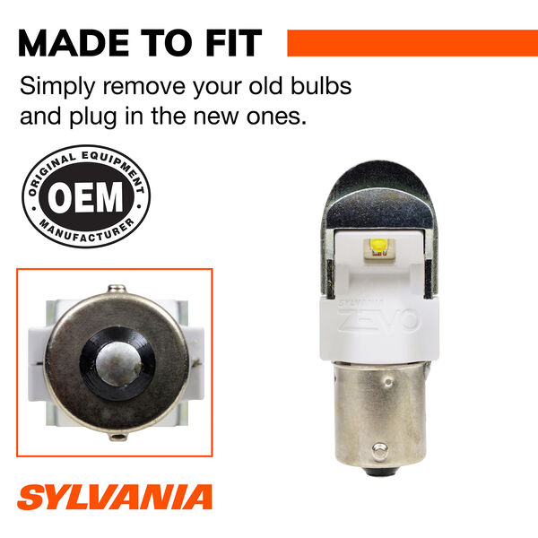 SYLVANIA 7506 WHITE ZEVO LED Mini, 2 Pack, , hi-res
