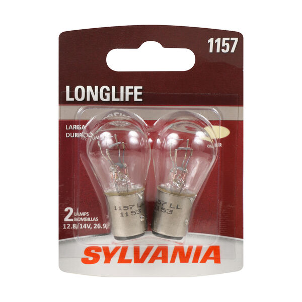 SYLVANIA 1157 Long Life Mini Bulb, 2 Pack, , hi-res
