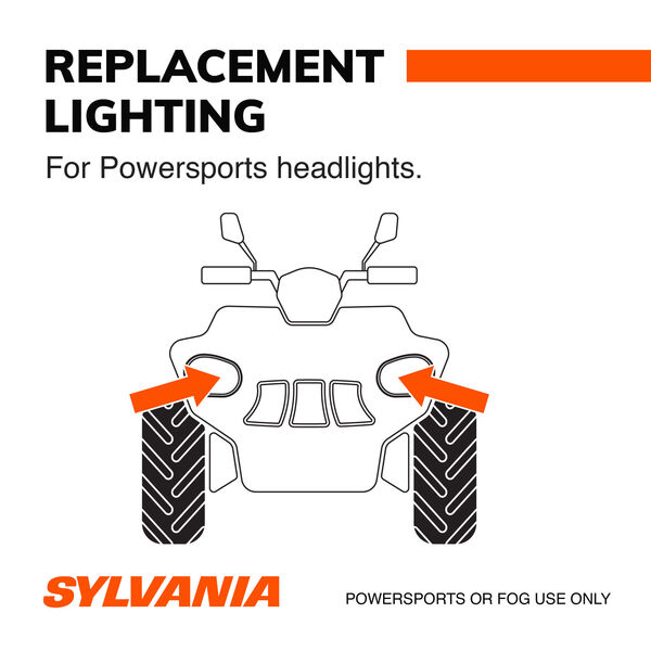 SYLVANIA 9007 LED Fog & Powersports Bulb, 2 Pack, , hi-res