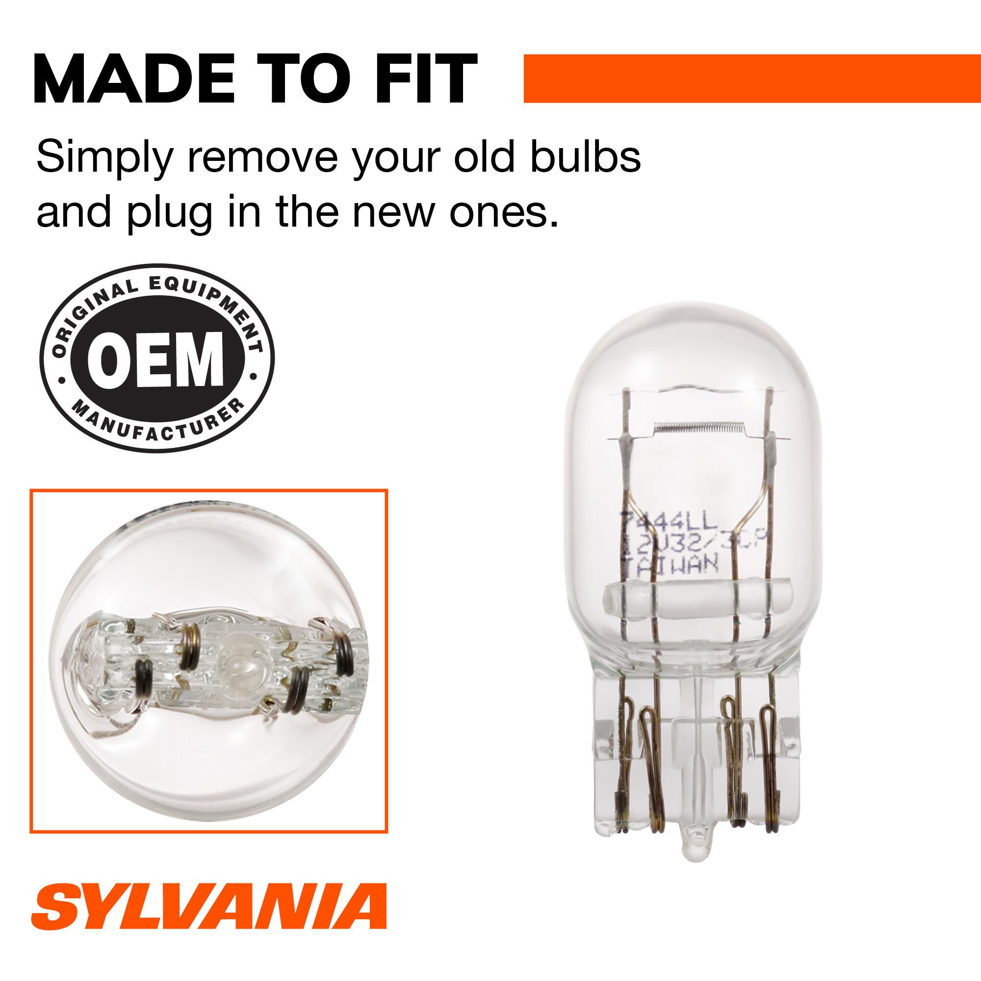 SYLVANIA 7444 Long Life Mini Bulb, 2 Pack SYLVANIA 7444 Long Life Mini Bulb, 2 Pack