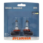 SYLVANIA H11 Basic Halogen Headlight Bulb, 2 Pack, , hi-res
