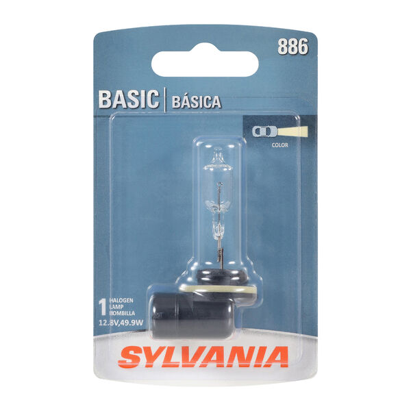 SYLVANIA 886 Basic Fog Bulb, 1 Pack, , hi-res