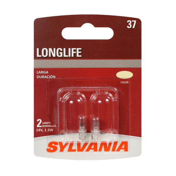 SYLVANIA 37 Long Life Mini Bulb, 2 Pack, , hi-res