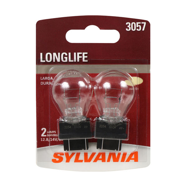 SYLVANIA 3057 Long Life Mini Bulb, 2 Pack, , hi-res