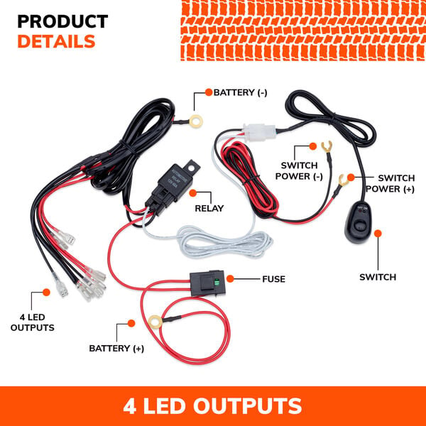 Output Led Wiring Harness