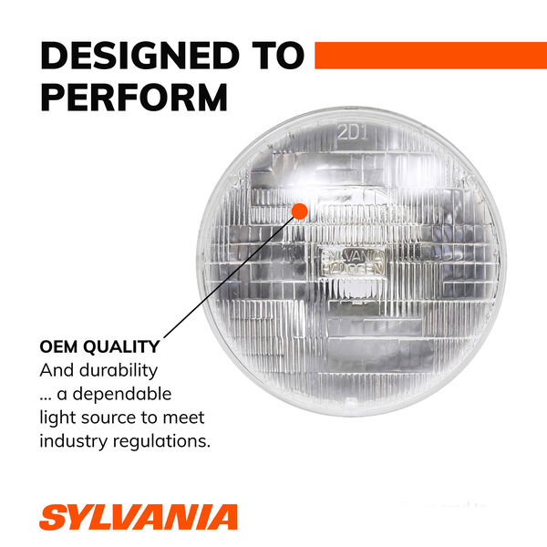 SYLVANIA H6024 Basic Sealed Beam Headlight, 1 Pack, , hi-res