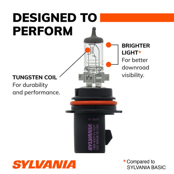 SYLVANIA 9007 XtraVision Halogen Headlight Bulb, 1 Pack, , hi-res