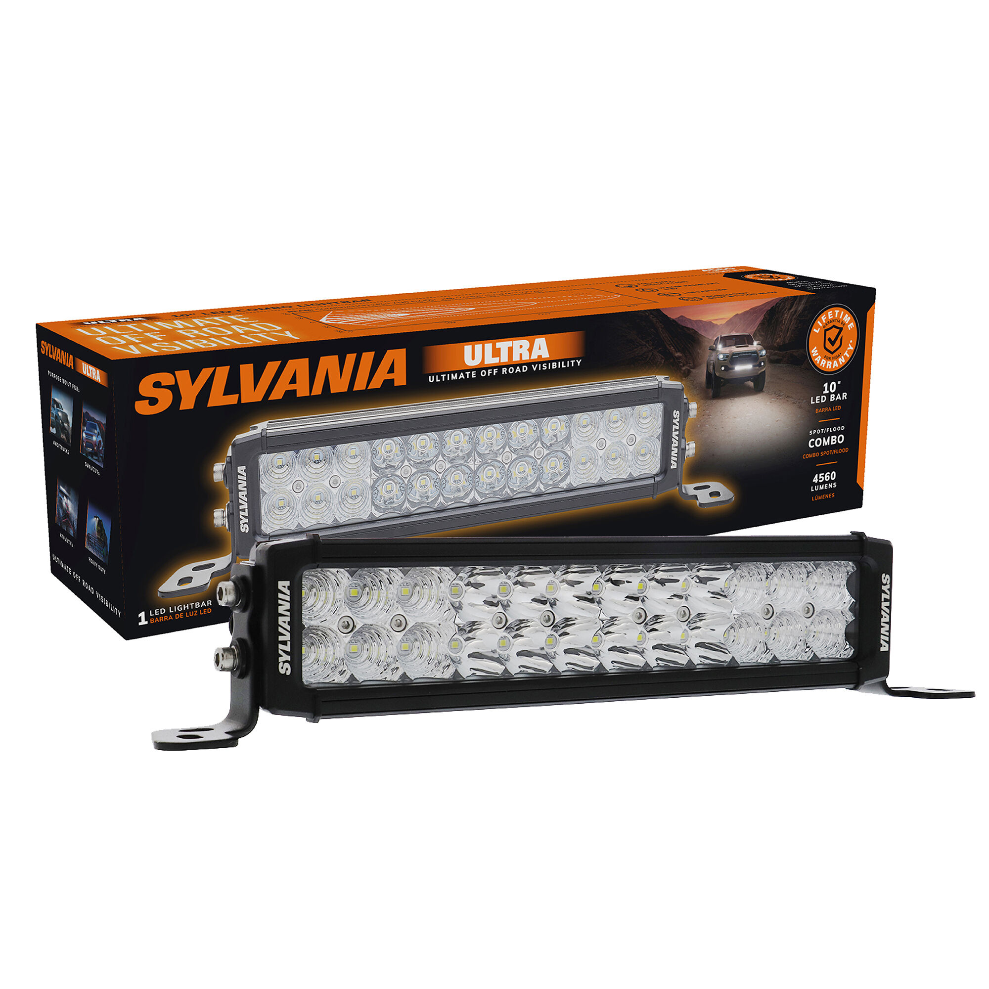 SYLVANIA Ultra 10 Inch LED Light Bar Combo