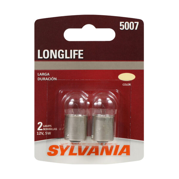 SYLVANIA 5007 Long Life Mini Bulb, 2 Pack, , hi-res