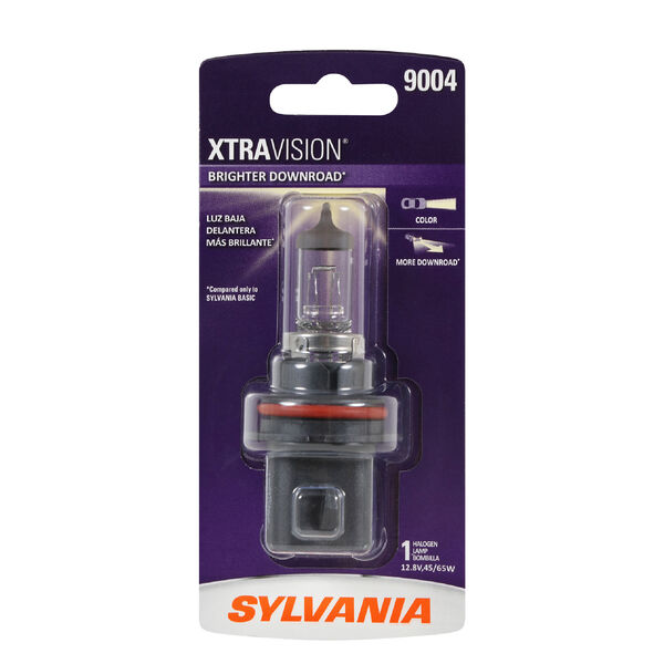SYLVANIA 9004 XtraVision Halogen Headlight Bulb, 1 Pack, , hi-res