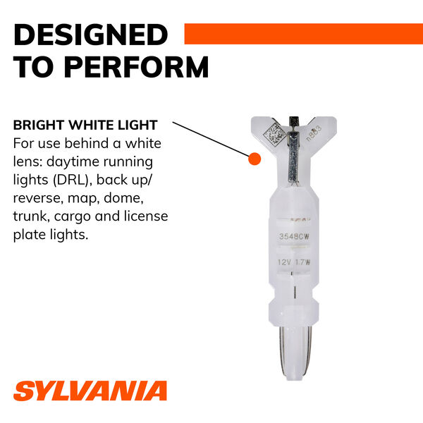 SYLVANIA 3047 WHITE SYL LED Mini Bulb, 2 Pack, , hi-res