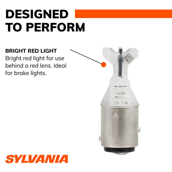 SYLVANIA 2357R RED SYL LED Mini Bulb, 2 Pack, , hi-res