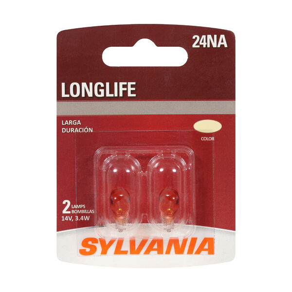 SYLVANIA 24NA Long Life Mini Bulb, 2 Pack, , hi-res