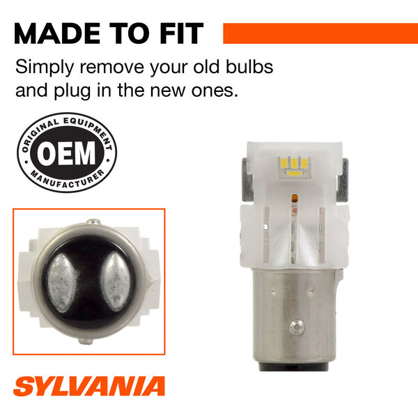 SYLVANIA 7528 WHITE SYL LED Mini Bulb, 2 Pack, , hi-res