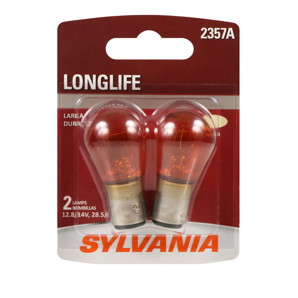 SYLVANIA 2357A Long Life Mini Bulb, 2 Pack, , hi-res