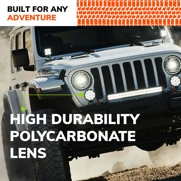 SYLVANIA Rugged 4 Inch LED Pod Round - FLood, , hi-res