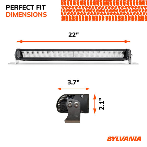 SYLVANIA Ultra 20 Inch LED Light Bar - Spot, , hi-res