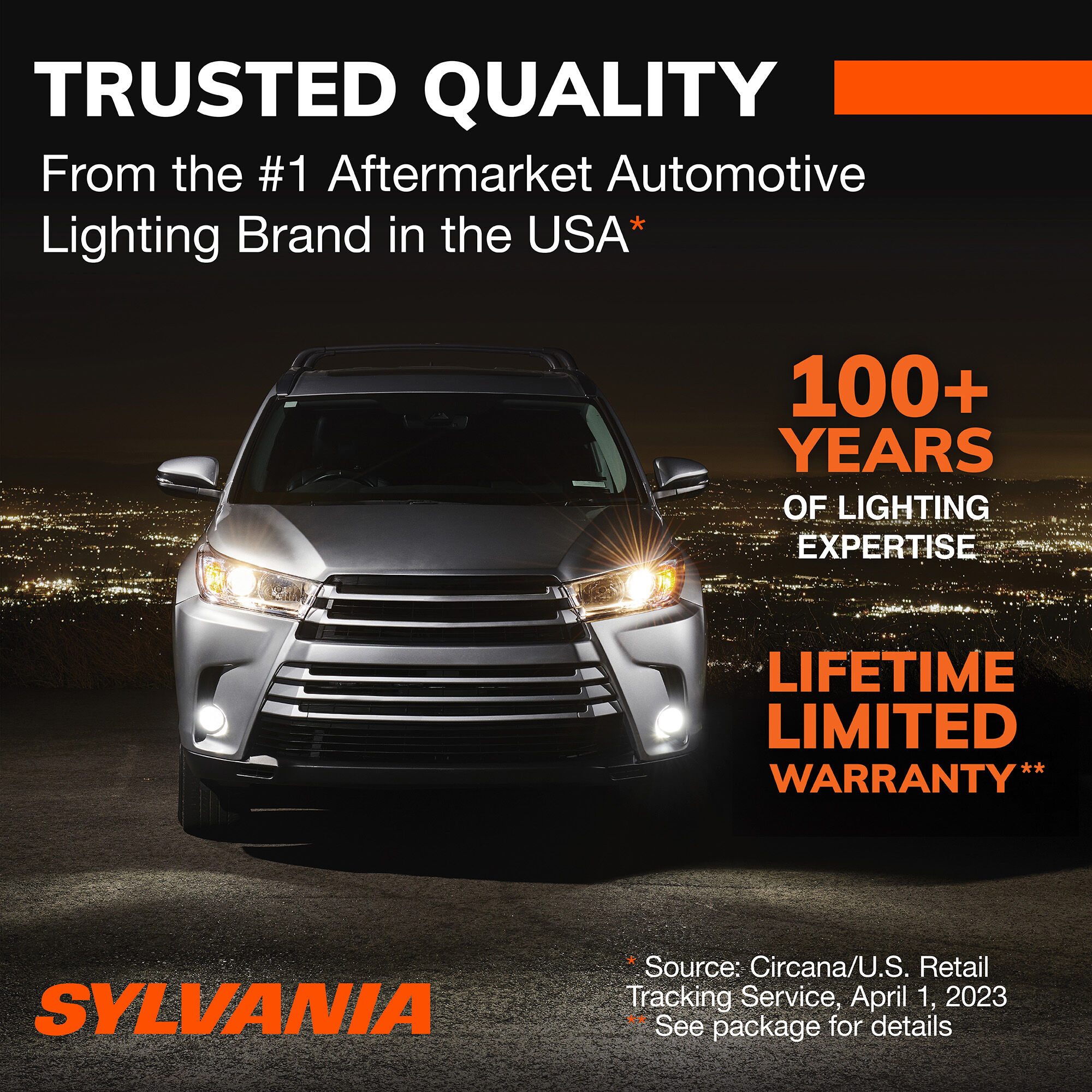 SYLVANIA 3156A AMBER ZEVO LED Mini, 2 Pack