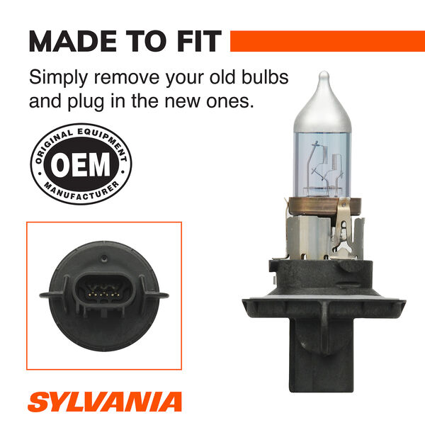 SYLVANIA H13 SilverStar Halogen Headlight Bulb, 1 Pack, , hi-res