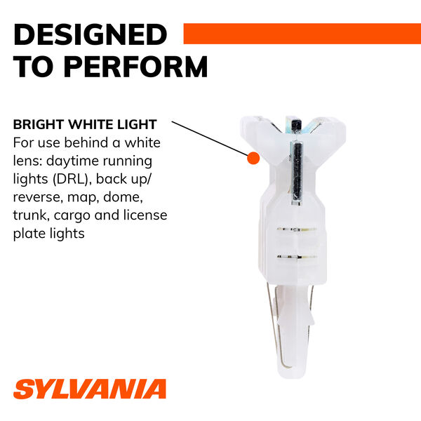SYLVANIA 7443 WHITE SYL LED Mini Bulb, 2 Pack, , hi-res