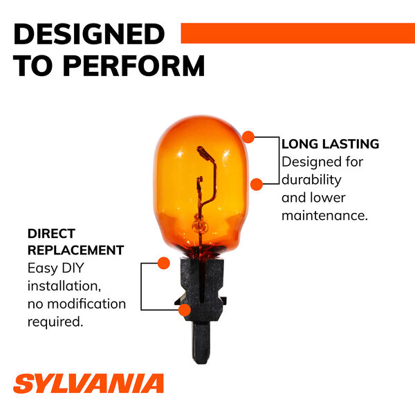 SYLVANIA 4257NA Long Life Mini Bulb, 2 Pack, , hi-res