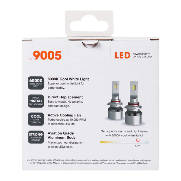 SYLVANIA 9005 & Powersports Bulb, 2