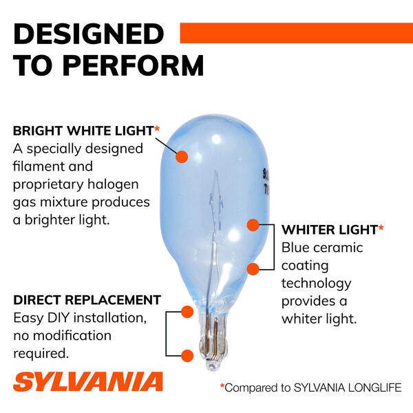 SYLVANIA 912 SilverStar Mini Bulb, 2 Pack, , hi-res