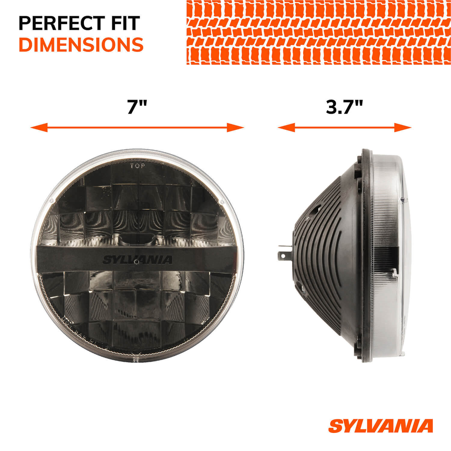 Sylvania l6024 led headlight top