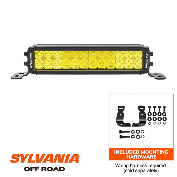 SYLVANIA Ultra 10 Inch LED Light Bar - Yellow Combo, , hi-res