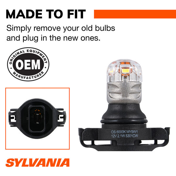 SYLVANIA 5201 WHITE ZEVO LED Mini Bulb, 1 Pack, , hi-res