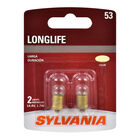 SYLVANIA 53 Long Life Mini Bulb, 2 Pack, , hi-res