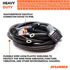 SYLVANIA Deutsch 1 Output LED Wiring Harness, , hi-res