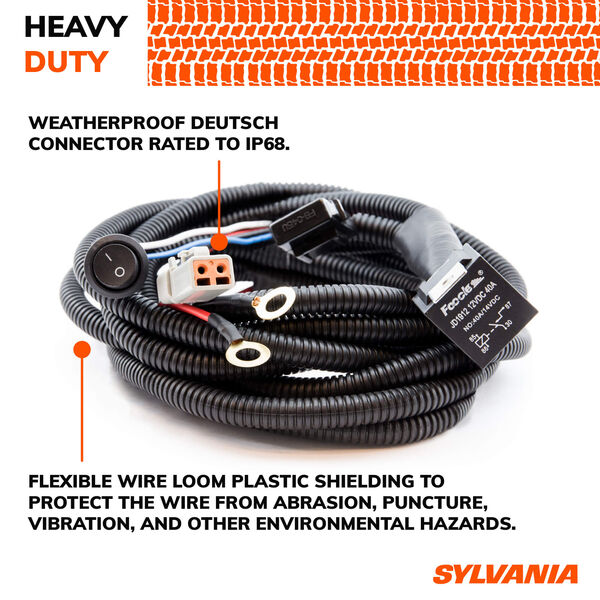 SYLVANIA Deutsch 1 Output LED Wiring Harness, , hi-res