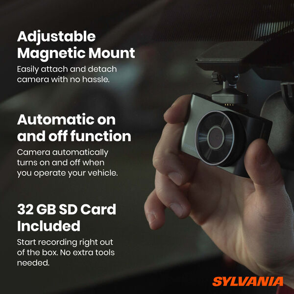 SYLVANIA Roadsight Basic Dash Camera, , hi-res