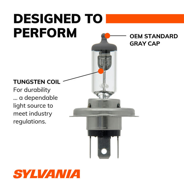 SYLVANIA 9003 Basic Halogen Headlight Bulb, 2 Pack, , hi-res