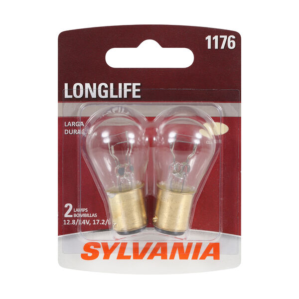 SYLVANIA 1176 Long Life Mini Bulb, 2 Pack, , hi-res