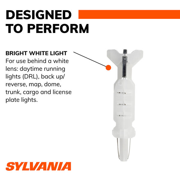 SYLVANIA 3057 WHITE SYL LED Mini Bulb, 2 Pack, , hi-res