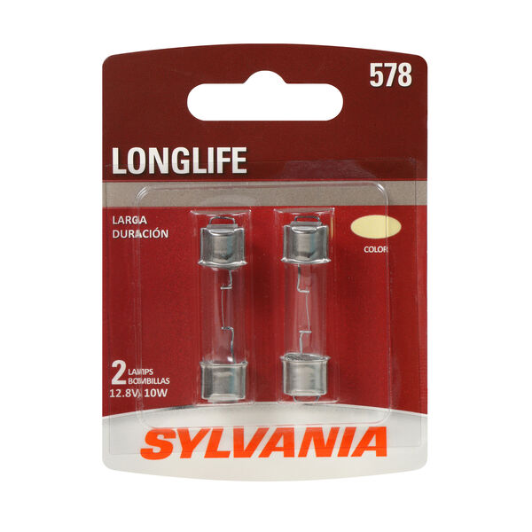 SYLVANIA 578 Long Life Mini Bulb, 2 Pack, , hi-res