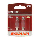 SYLVANIA 6411 Long Life Mini Bulb, 2 Pack, , hi-res