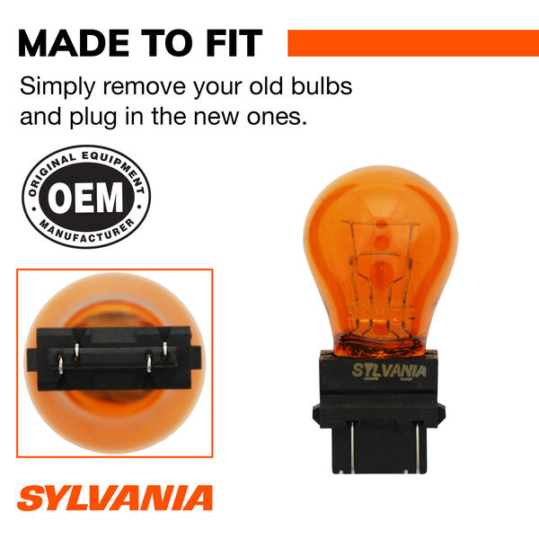 SYLVANIA 3057A Long Life Mini Bulb, 2 Pack, , hi-res