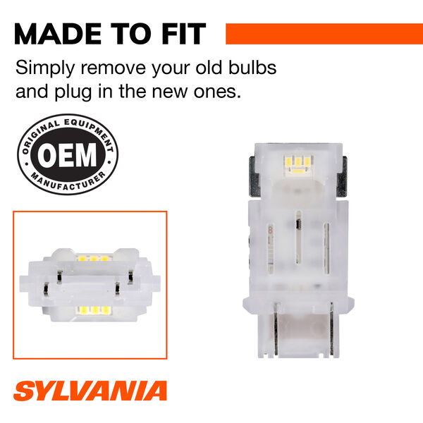 SYLVANIA 3047 WHITE SYL LED Mini Bulb, 2 Pack, , hi-res