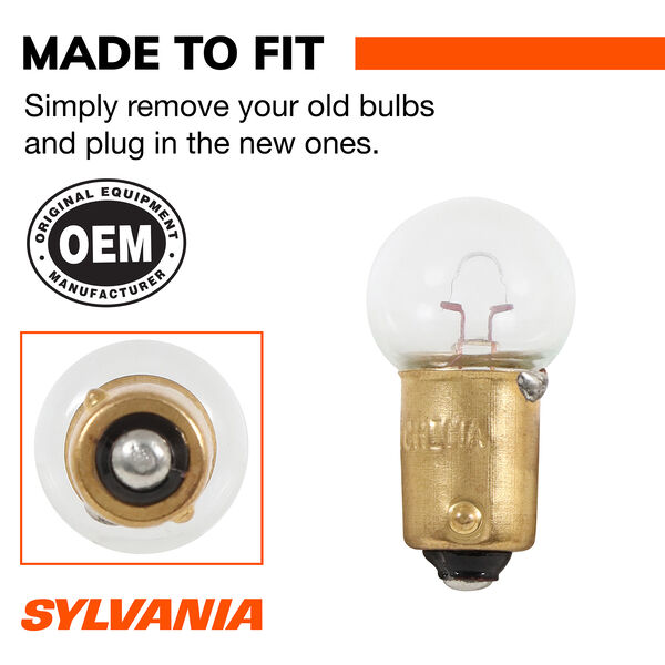 SYLVANIA 55 Long Life Mini Bulb, 2 Pack, , hi-res