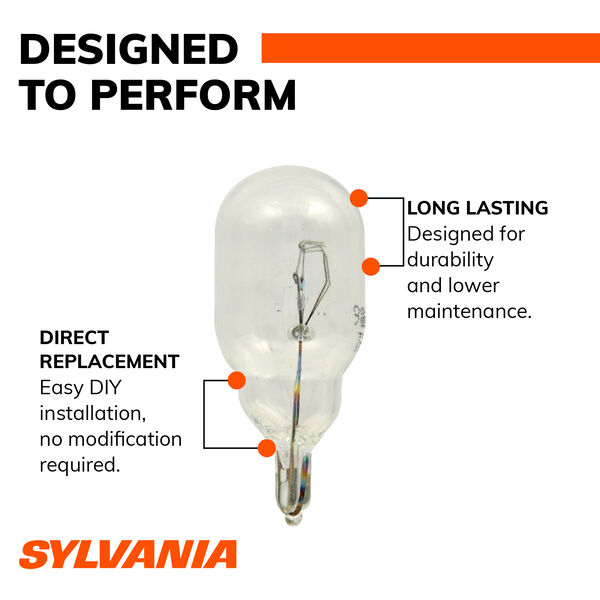 SYLVANIA 906 Long Life Mini Bulb, 2 Pack, , hi-res