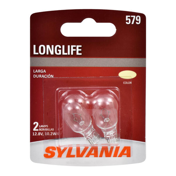 SYLVANIA 579 Long Life Mini Bulb, 2 Pack, , hi-res