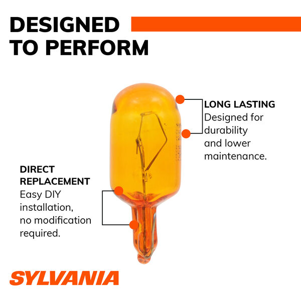 SYLVANIA 194NA Long Life Mini Bulb, 2 Pack, , hi-res