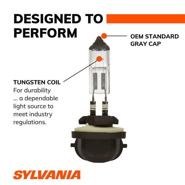 SYLVANIA 881 Basic Fog Bulb, 1 Pack, , hi-res